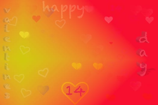 colored background of valentine day holiday