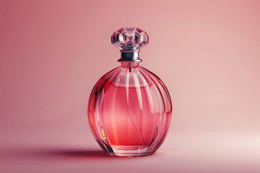 Mockup luxury perfume bottle. cosmetic concept. Generative AI.