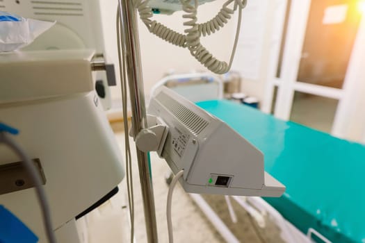 Interior of new operating room with equipment in a modern clinic