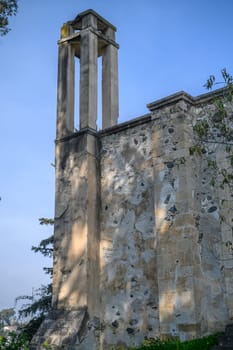 elements of an old church on the island of Cyprus