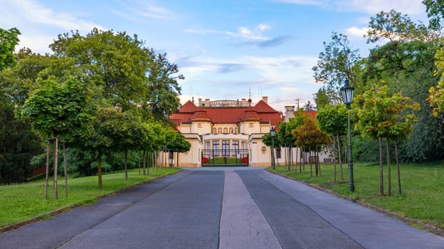Prague, Czechia - June 29, 2018: The Kramář's Villa is the official residence of the Prime Minister of the Czech Republic