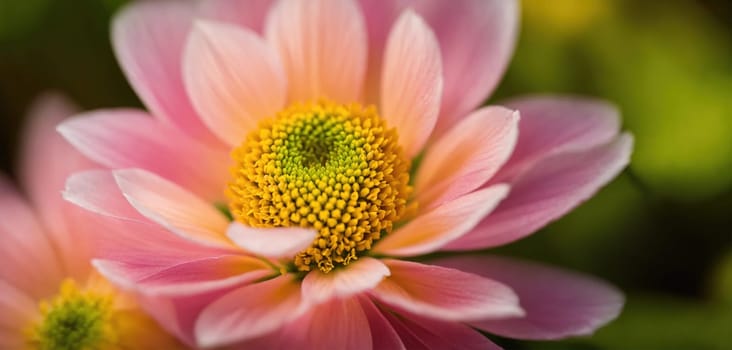 Pink flower, close-up. Generative AI. High quality photo