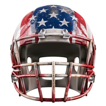 American rugby helmet sport equipment ai generated image