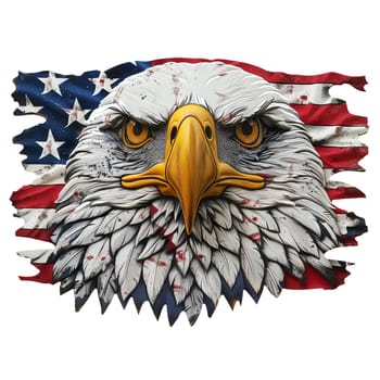 American eagle freedom patriotic symbol ai generated image