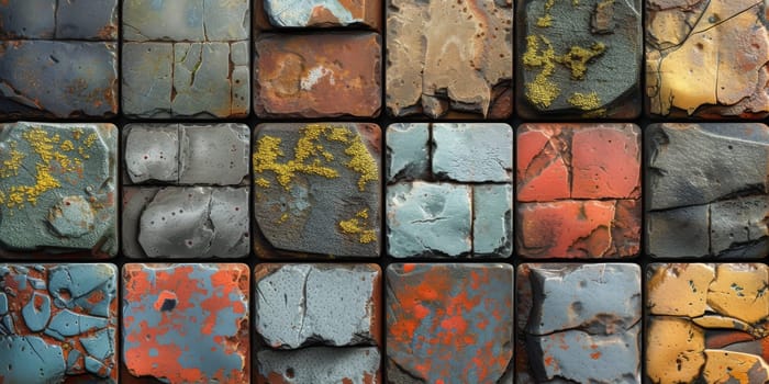 Grunge banner. Abstract stone background. The texture of the stone wall. Close-up rock backdrop