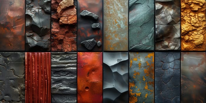 Grunge banner. Abstract stone background. The texture of the stone wall. Close-up rock backdrop