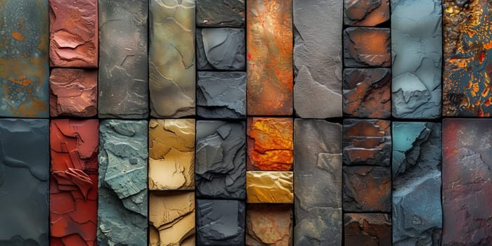 Grunge banner. Abstract stone background. The texture of the stone wall. Close-up rock backdrop