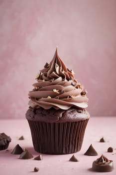 A delicious display of culinary artistry, these chocolate cupcake muffins are a feast for the eyes.