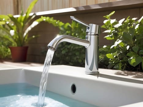 Water-Wise Living. Low-Flow Faucets and Rainwater Harvesting for Eco-Friendly Homes.