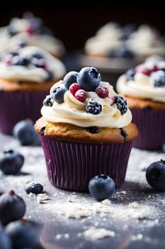 Blueberry Bliss. Indulge in heavenly bites of sweet serenity with our irresistible blueberry muffins.