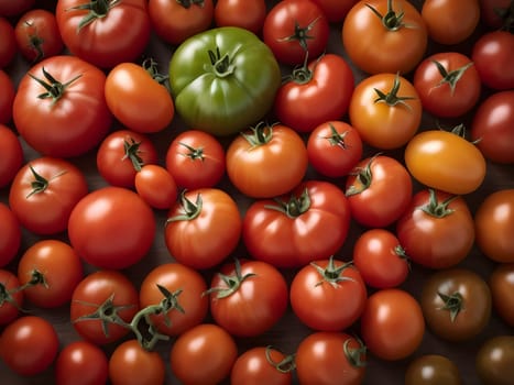 Compose an Alluring Image Showcasing the Beauty of Tomatoes.