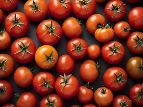 Crafting a Captivating Portrait of Vibrant Tomato Bounty.