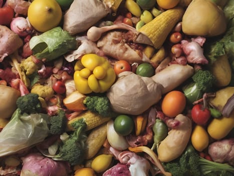 Food for Thought: A Colorful Representation of the Urgency to Combat Waste.