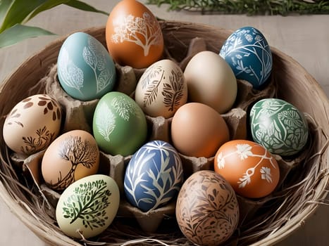 Eco-Eggs: Painting Nature's Story on Sustainable Easter Eggs.