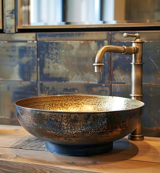 Bathroom basin mixer, Scandinavian design.