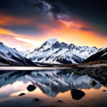 Landscape of Stars: Immersing in the Celestial Beauty of Aoraki Mount Cook.