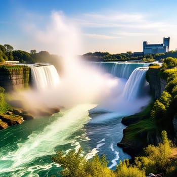 Spectacular Waterfall Symphony: A Journey of Breathtaking Majesty"