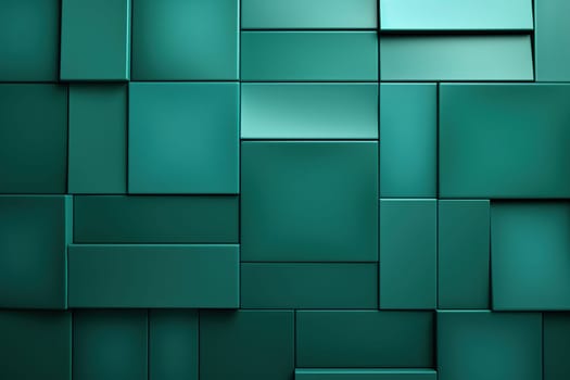 Abstract stylish green, turquoise geometric background.