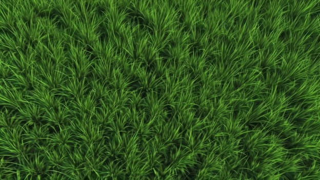 Grass green field texture background. Nature soccer pattern. Generate Ai