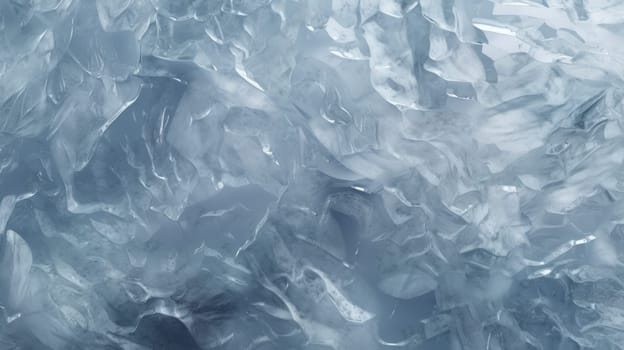 Ice texture background. Winter abstract pattern. Generate Ai