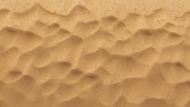 Sand beach texture. Summer background. Generate Ai
