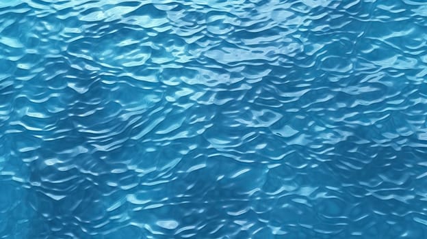 Sea water texture. Pool blue background. Generate Ai