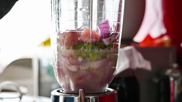 3 Preparing Leche de tigre, a Peruvian ceviche dish