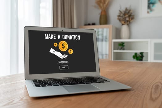 Online donation platform offer modish money sending system for people to transfer on the internet