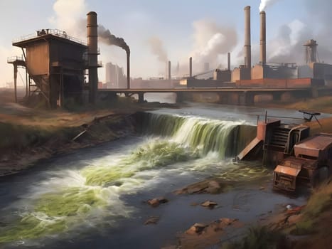 Rivers in Peril. The Environmental Toll of Unchecked Industrial Waste Spills.