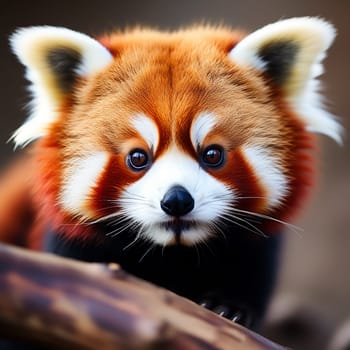 Close-Up Shot of a Cute Little Red Panda