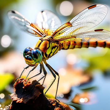Macro Magic: Capturing the Stunning Beauty of a Dragonfly"