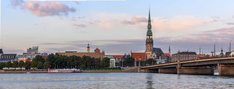 view of St. Peter's Church in Riga in Latvia 7