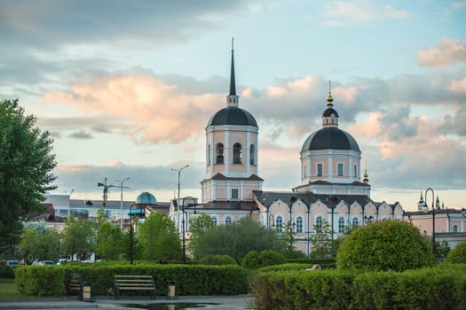 Image of Christian Church in Tomsk. Russian Federation