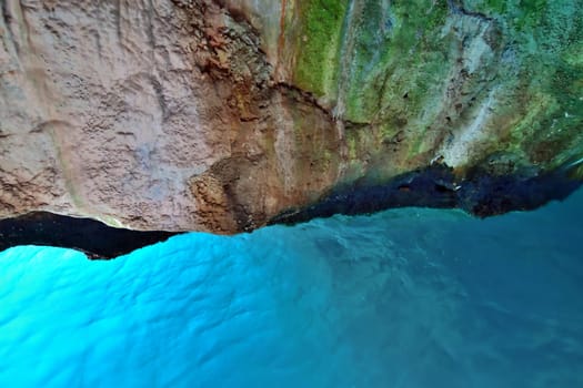 Blue Cave in Montenegro, tourist attraction