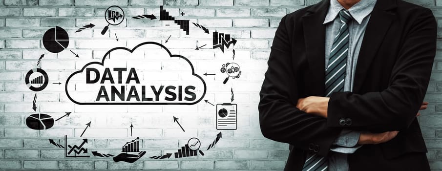 Data Analysis for Business and Finance Concept. interface showing future computer technology of profit analytic, online marketing research and information report for digital business strategy. uds