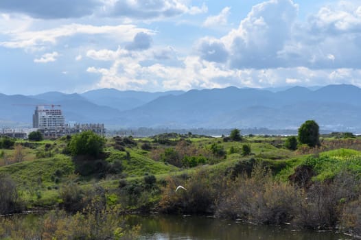 clouds against the backdrop of mountains in winter in Cyprus 4