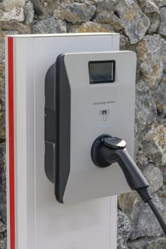 charging station for electric cars in a residential complex 1