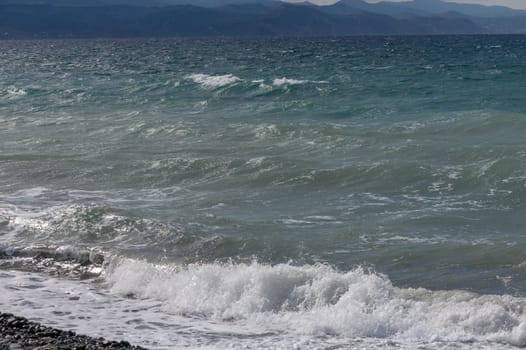 view of the Mediterranean Sea and mountains in Cyprus 2