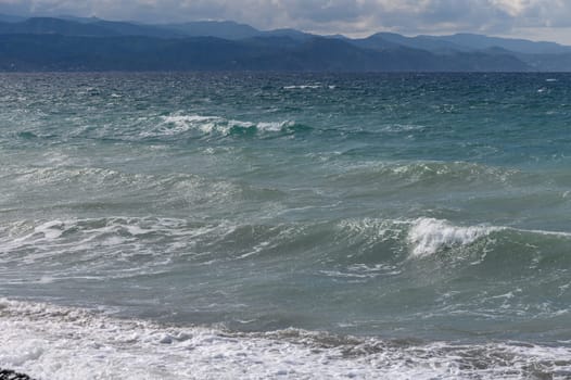 view of the Mediterranean Sea and mountains in Cyprus 1
