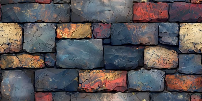 Grunge banner. Abstract stone background. The texture of the stone wall. Close-up rock backdrop