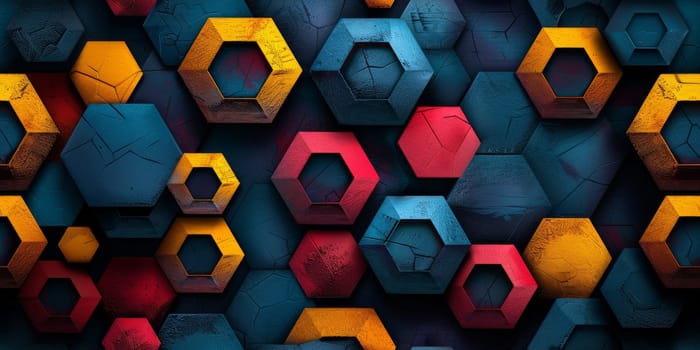 Abstract beautiful geometric seamless background. Wallpaper concept