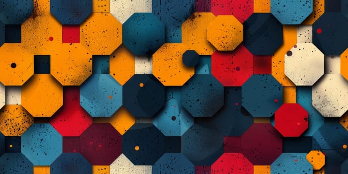 Abstract beautiful geometric seamless background. Wallpaper concept