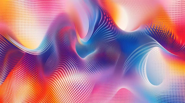 A colorful abstract background with wavy lines and swirls