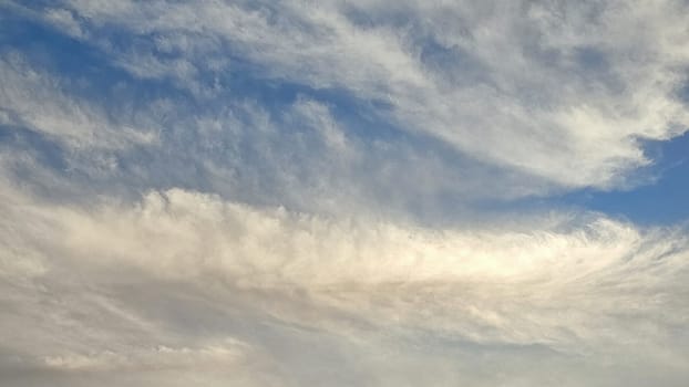 Blue light sky nature white clouds whether background . High quality photo