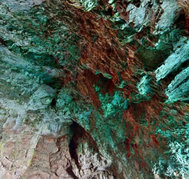 Blue Cave in Montenegro, tourist attraction