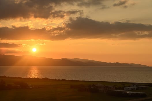 sunset view of the mountains in Cyprus in winter 9