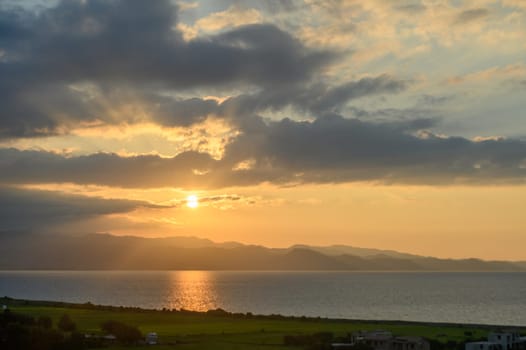 sunset view of the mountains in Cyprus in winter 5