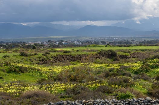 mountain view on a winter day in Cyprus 1