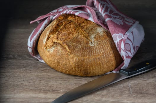 delicious homemade freshly baked bran bread