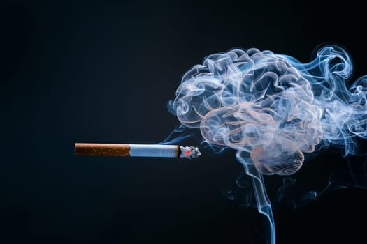 No smoking concept, World No Tobacco Day background, Creative design idea for poster or banner.